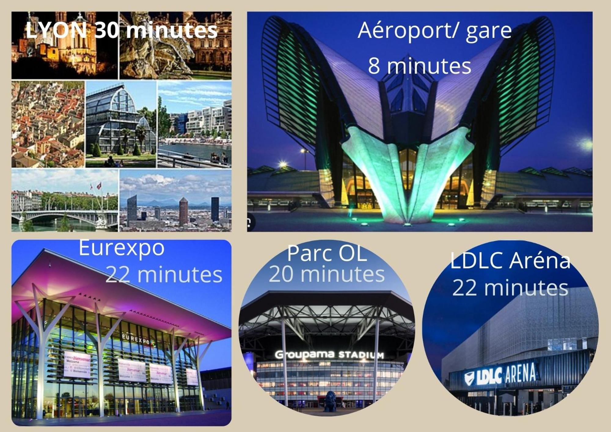 Le Prestige 152 Proche Aeroport -gare Lyon -groupama Stadium-ldlc Arena Colombier-Saugnieu